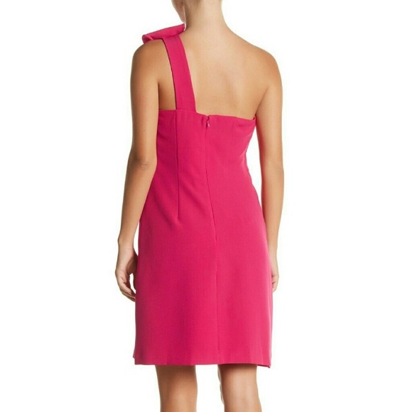 [Adrianna Papell] One Shoulder Pop Over Mini Dress - Picture 2 of 6